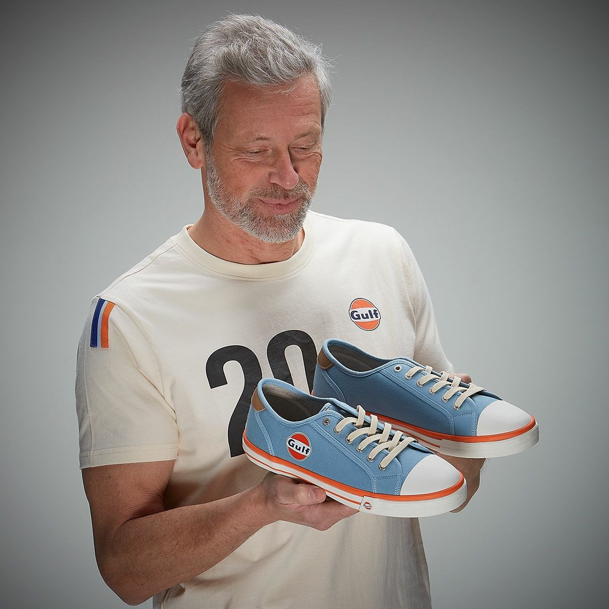 GULF｜ガルフ #20 キャンバス スニーカー｜ガルフブルー