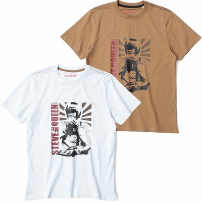 Steve McQueen｜スティーブ・マックィーン x ル・マン 24h OLD AFFICHE Tシャツ｜