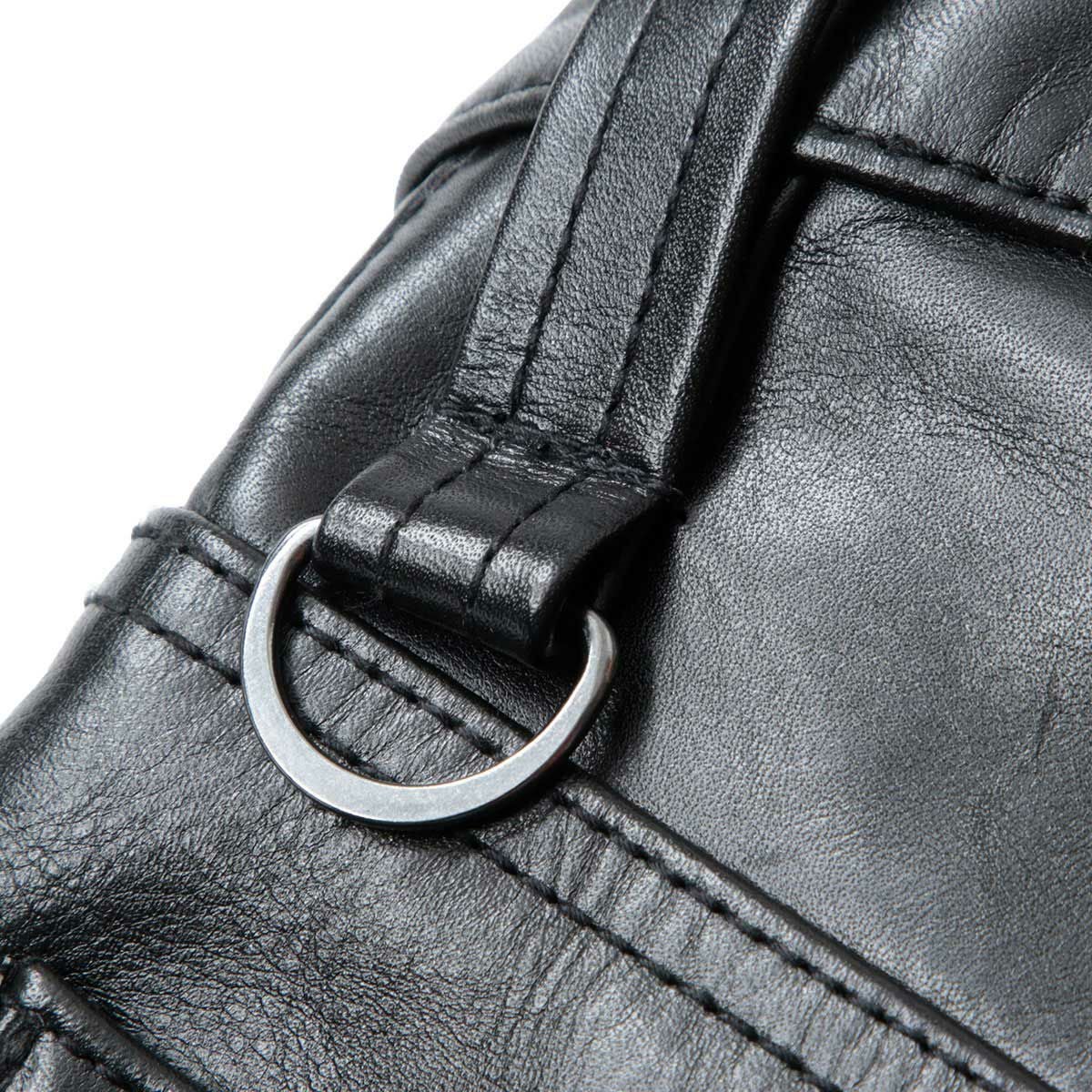 SHINICHIRO ARAKAWA｜スクード｜レザー｜ブラック