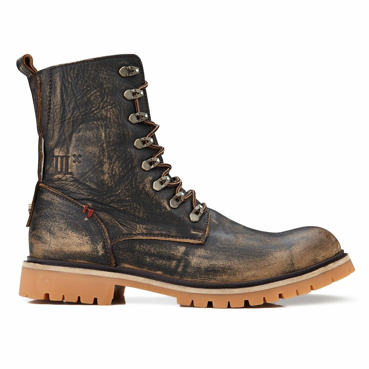 UMBERTO x LUCE｜デューン バイカーブーツ｜ブーツタイプ｜ダークブラウン