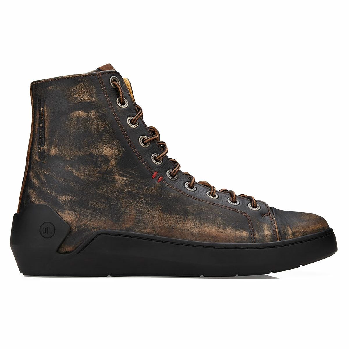 UMBERTO x LUCE｜グース バイカー スニーカー｜スニーカータイプ｜ダークブラウン