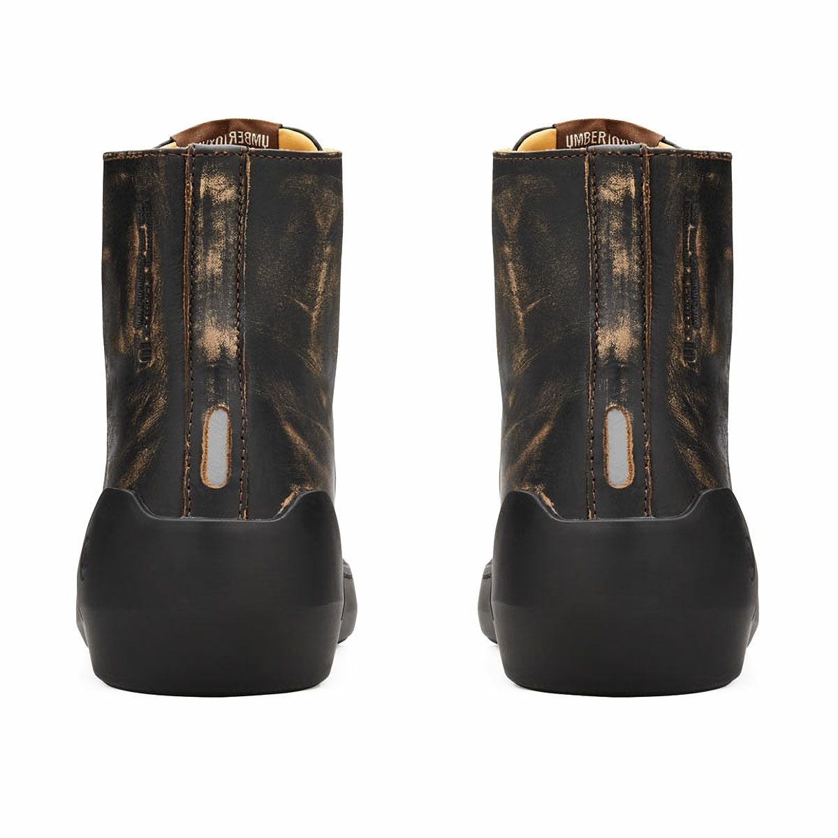 UMBERTO x LUCE｜グース バイカー スニーカー｜スニーカータイプ｜ダークブラウン