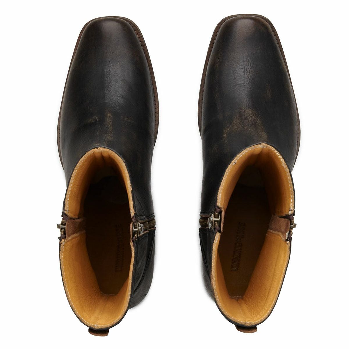 UMBERTO x LUCE｜ラッサー カウボーイ ブーツ｜ブーツタイプ｜ダークブラウン