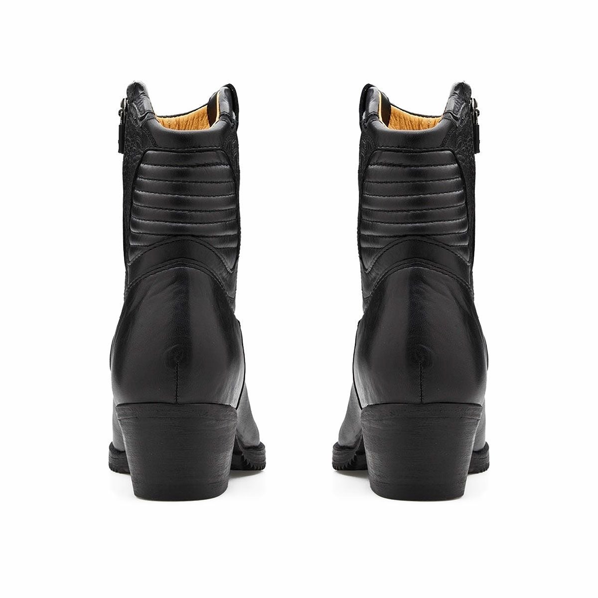 UMBERTO x LUCE｜ストリングフィールド カウボーイ レディース ブーツ｜ブーツタイプ｜ブラック