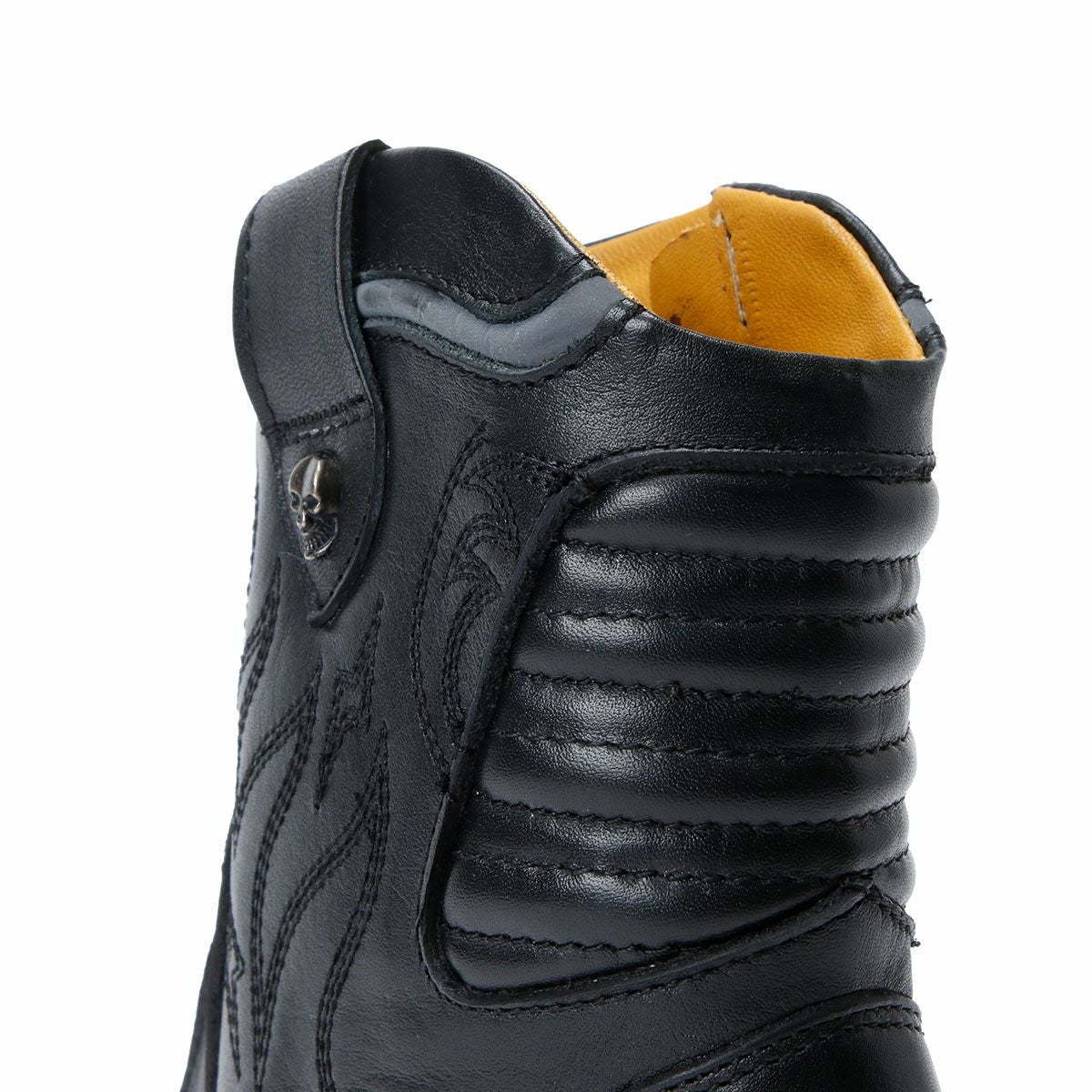 UMBERTO x LUCE｜ストリングフィールド カウボーイ レディース ブーツ｜ブーツタイプ｜ブラック