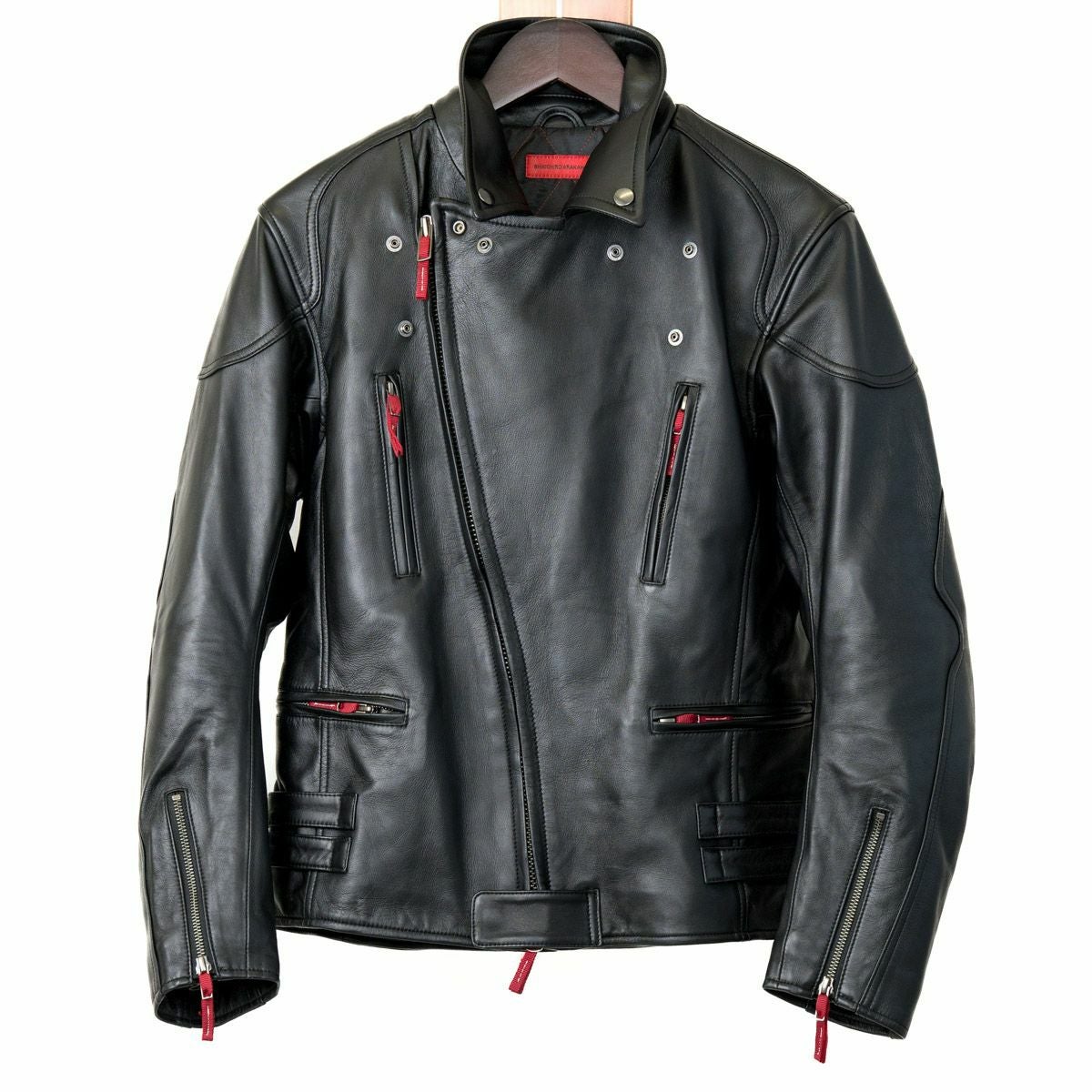 SHINICHIRO ARAKAWA｜ラムレザーダブルライダース｜レザー｜ブラック