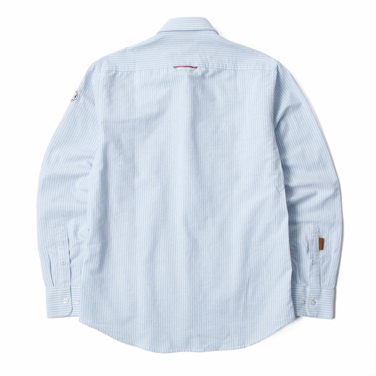 GULF｜ガルフ クラシック ストライプ シャツ｜ライトブルー