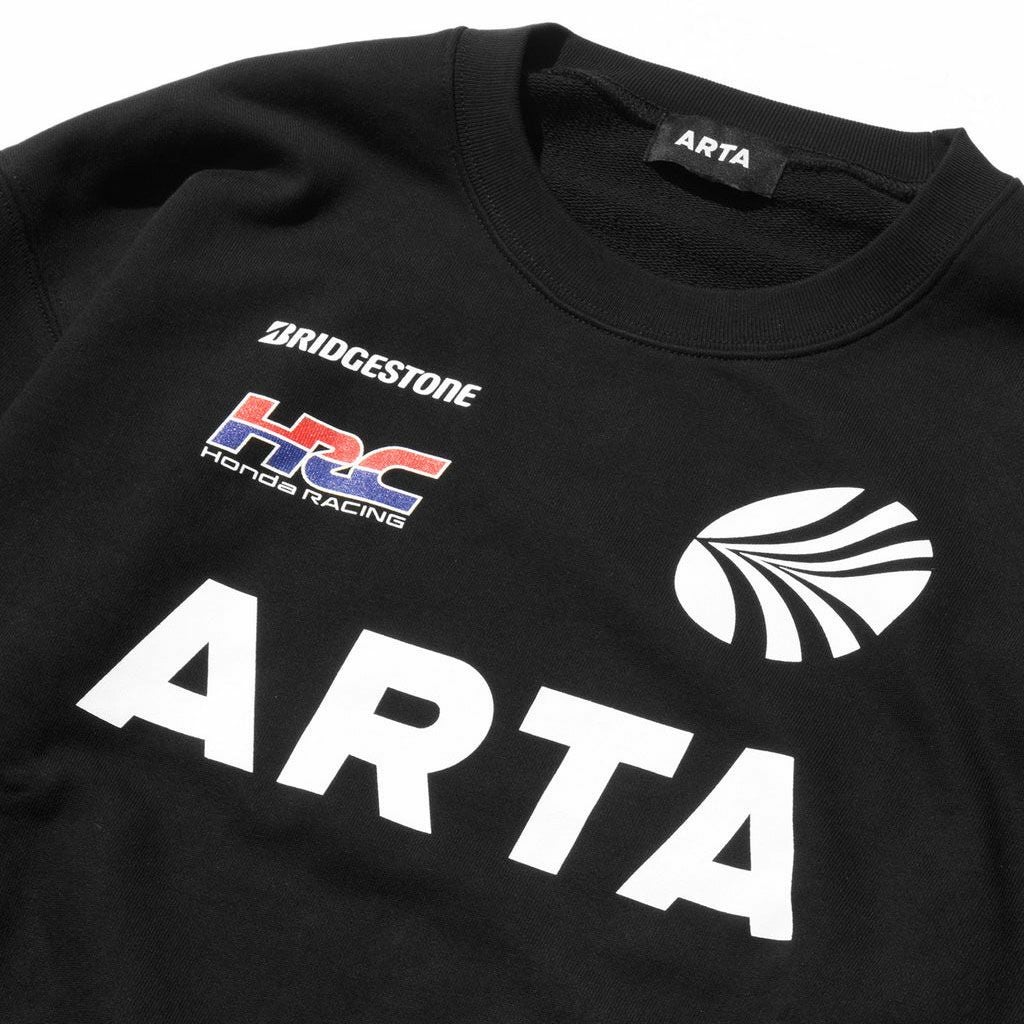 ARTA｜ARTA レプリカ ロゴ スウェット シャツ｜ブラック