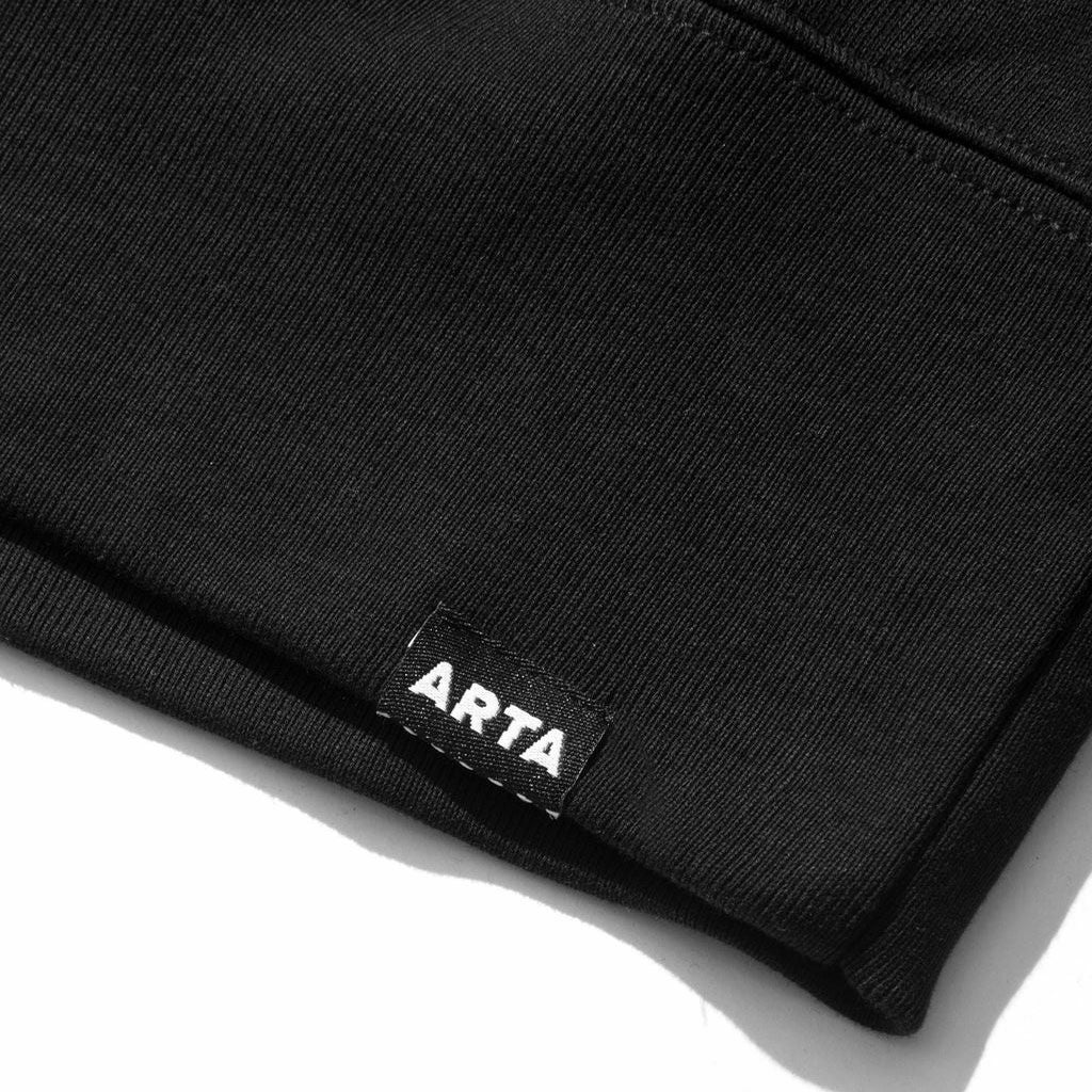 ARTA｜ARTA レプリカ ロゴ スウェット フーディ｜ブラック