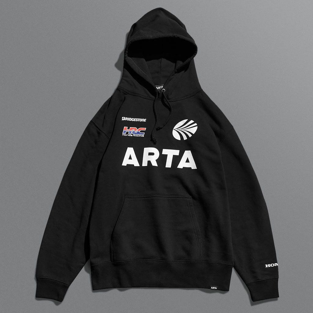 ARTA｜ARTA レプリカ ロゴ スウェット フーディ｜ブラック
