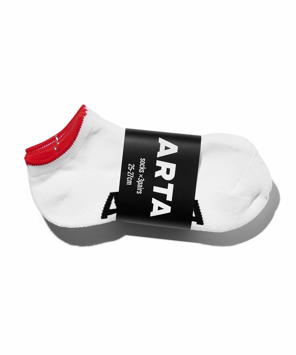 ARTA｜ARTA ショートソックス 3枚組｜ソックス｜ホワイト