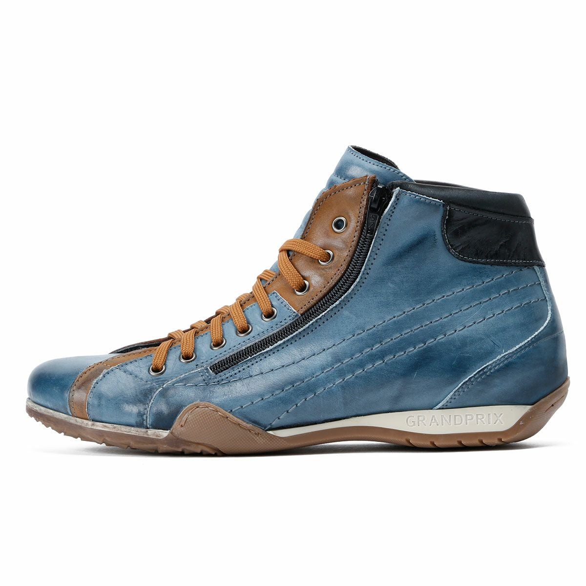 GRANDPRIX ORIGINALS｜GPO ハイトップ スニーカー モンツァ｜ インディゴ