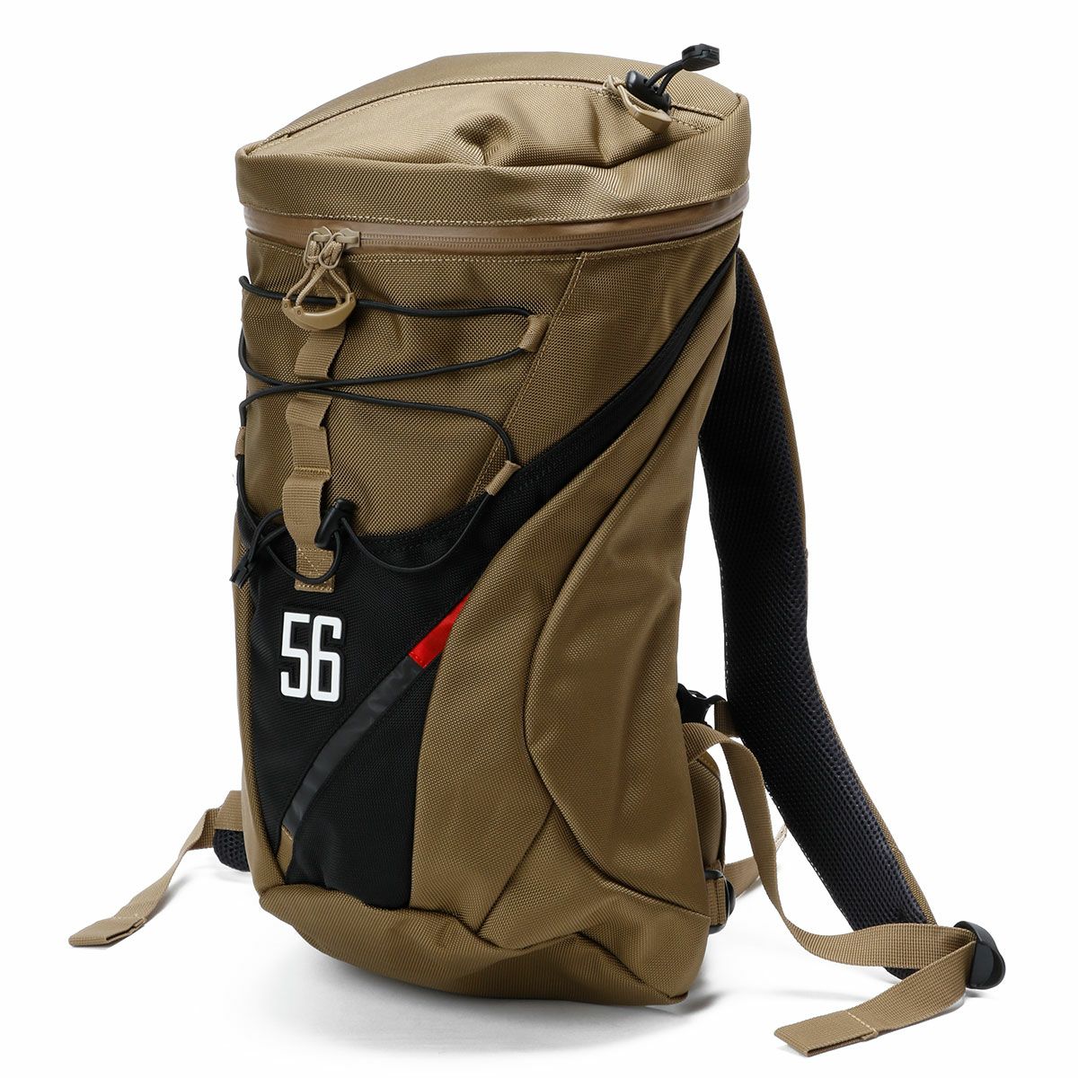 56design｜エア スルー バックパック｜バックパック｜カーキ