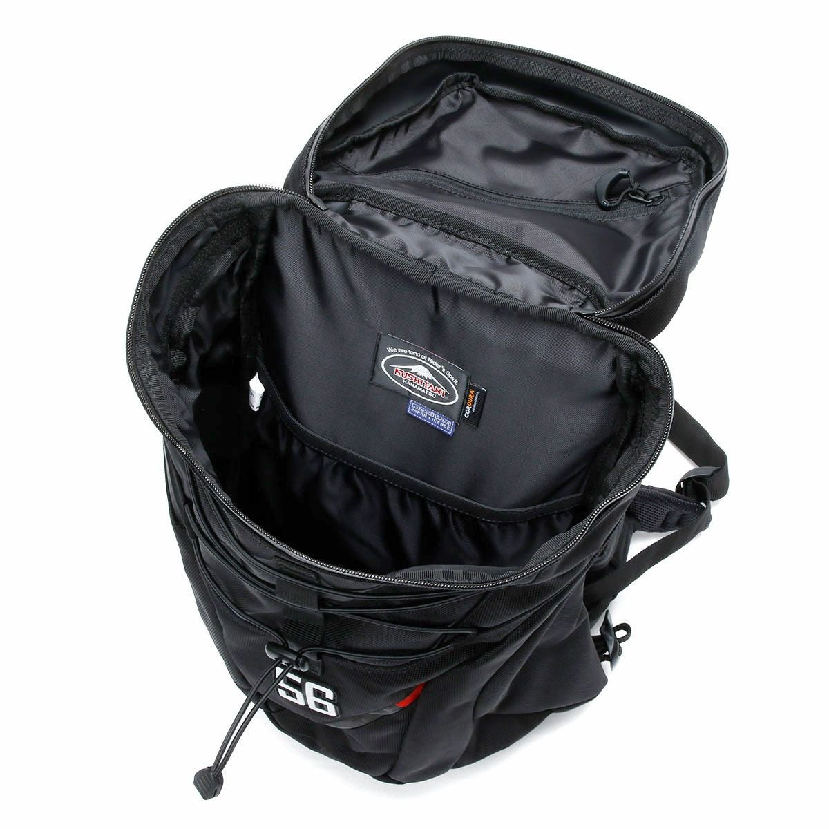 56design｜エア スルー バックパック｜ブラック