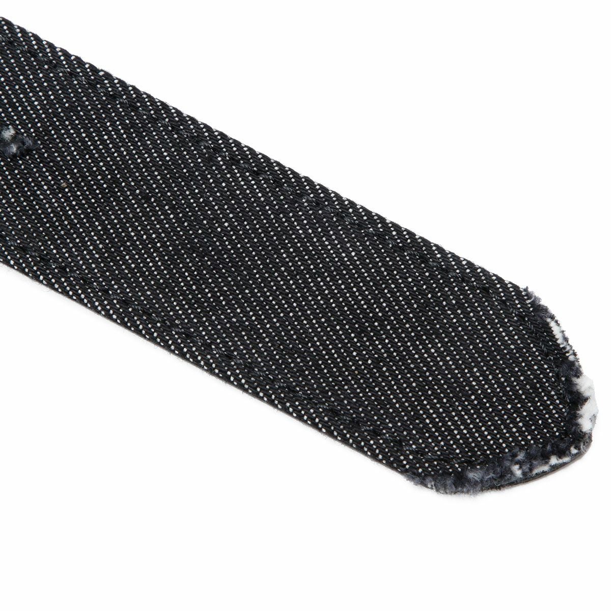 Replay｜ウォッシュ デニム ベルト｜ウォッシュドブラック