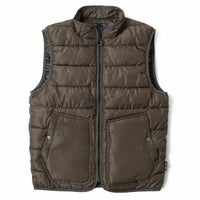 Replay｜ライト ポリ リップストップ ベスト｜マッドグリーン