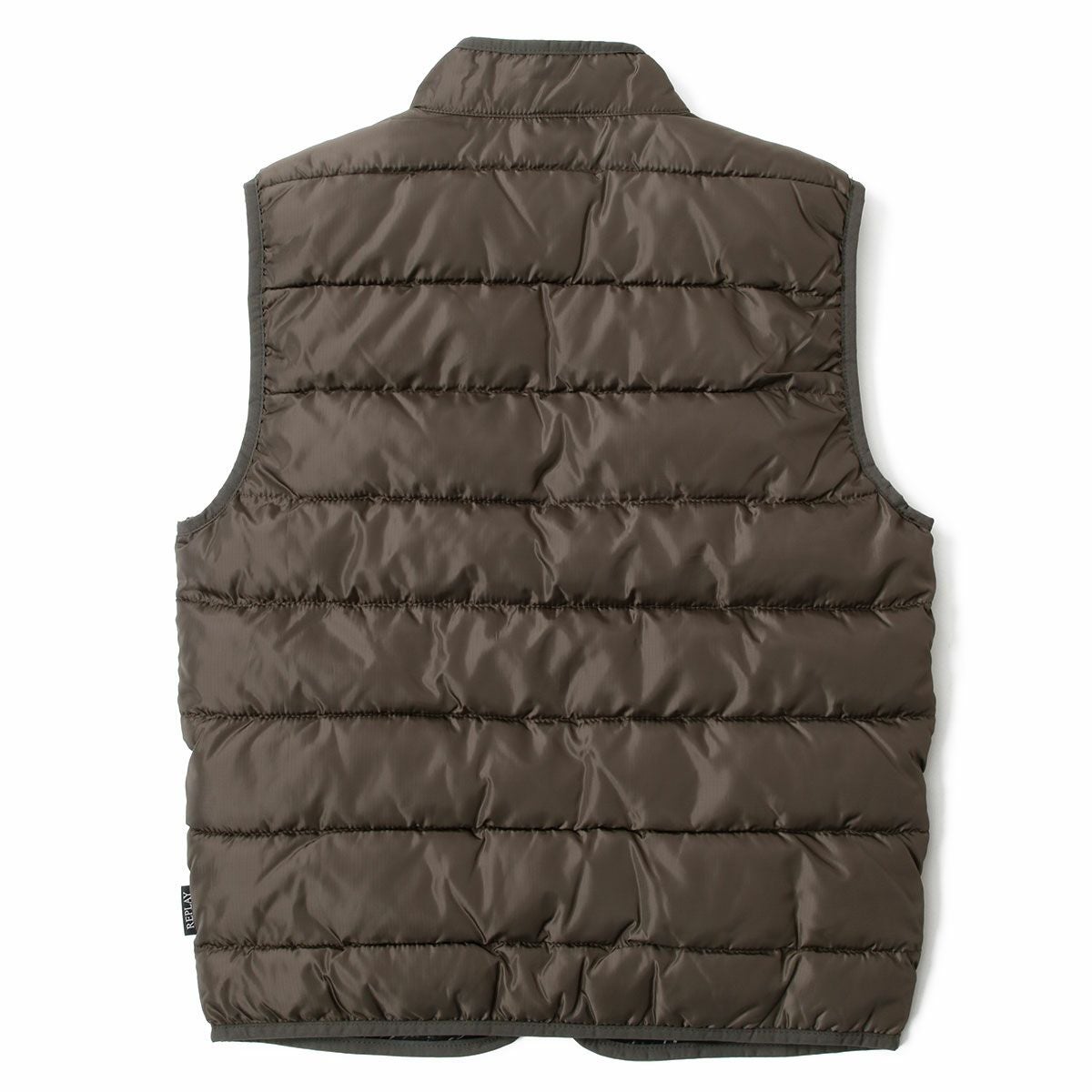 Replay｜ライト ポリ リップストップ ベスト｜マッドグリーン