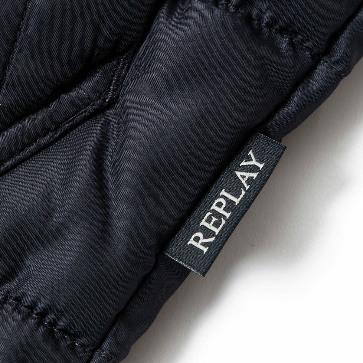 Replay｜ライト ポリ リップストップ ベスト｜ディープブルー