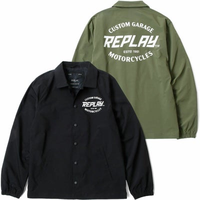 Replay｜マイクロ ポリ コーチジャケット｜ファブリック