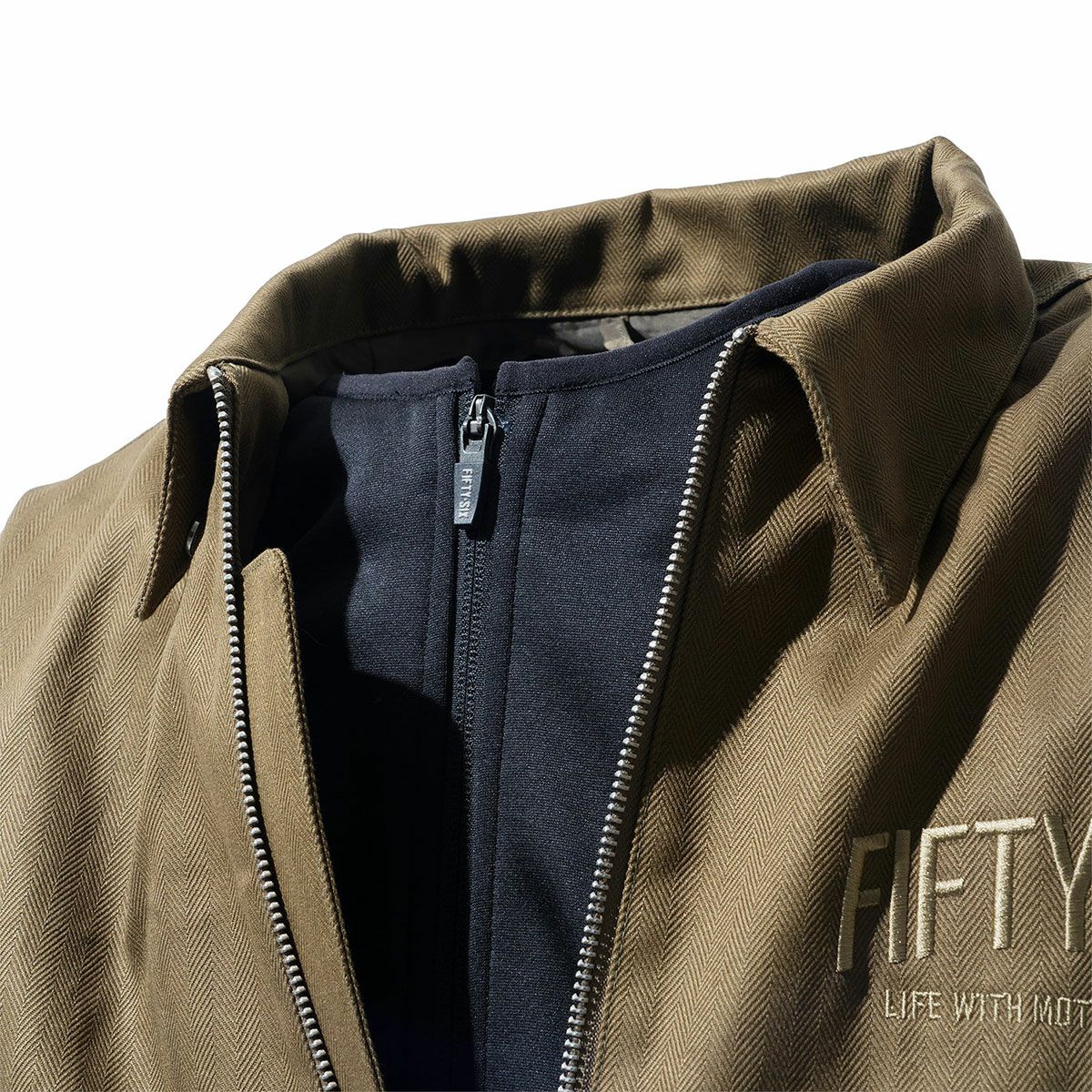 56design｜ライディング カバーオール｜ファブリック｜オリーブ