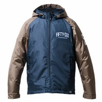 56design｜エクストラ ウォーム フーディー 2｜ファブリック｜ネイビー×カーキ