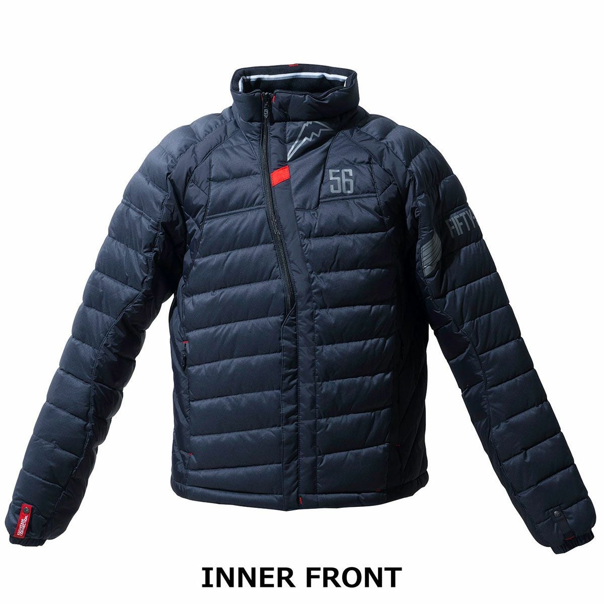 56design｜ウィンター アクシス ジャケット 24｜ファブリック｜ブラック×ブルー