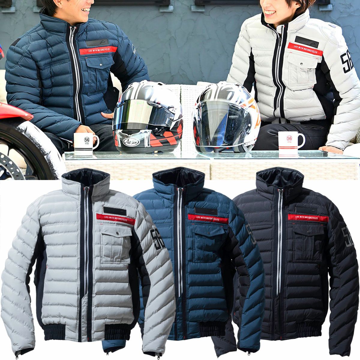 56design｜ウィンター アーバン ライディング ジャケット｜ファブリック