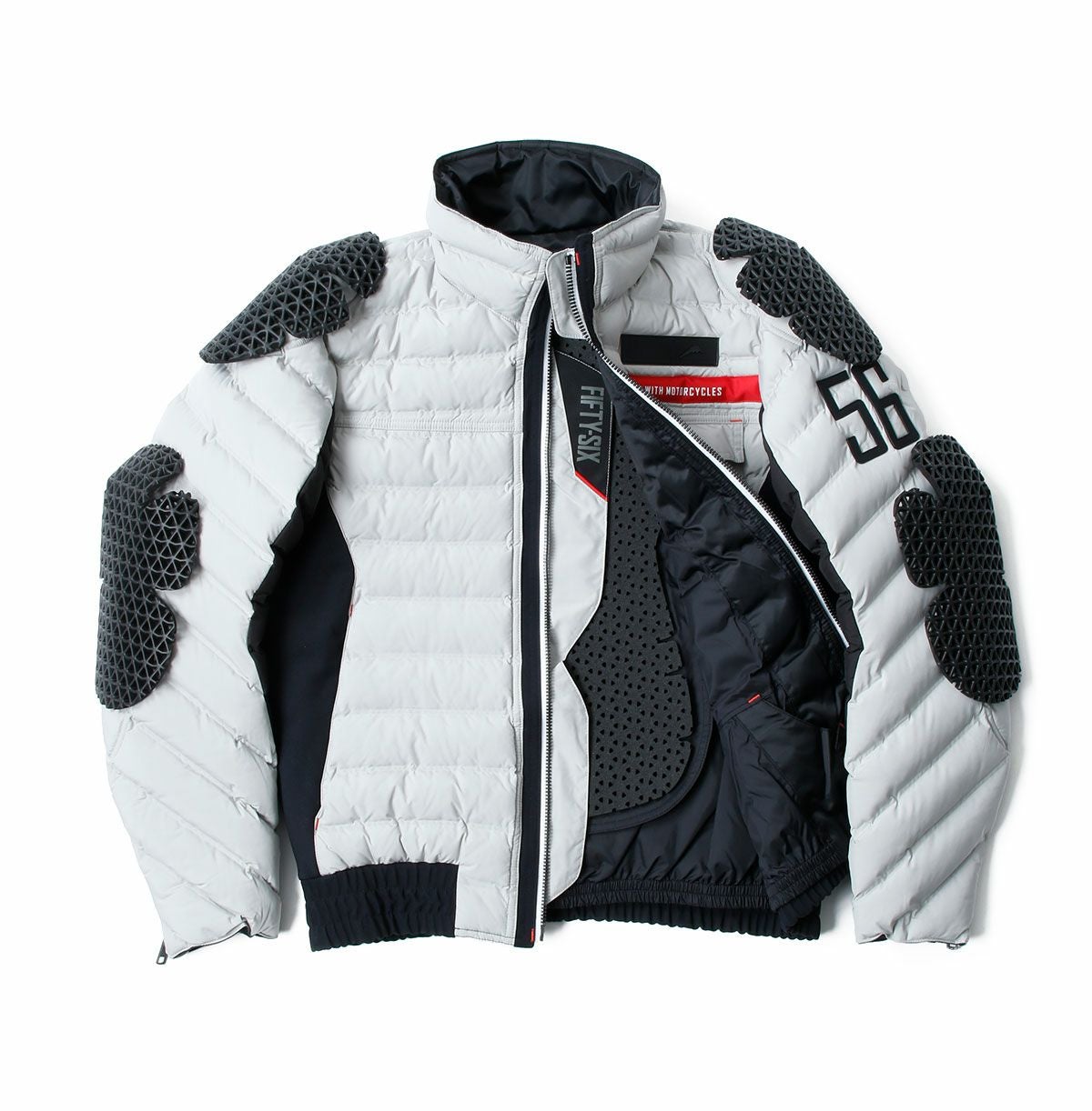 56design｜ウィンター アーバン ライディング ジャケット｜ファブリック｜グレー
