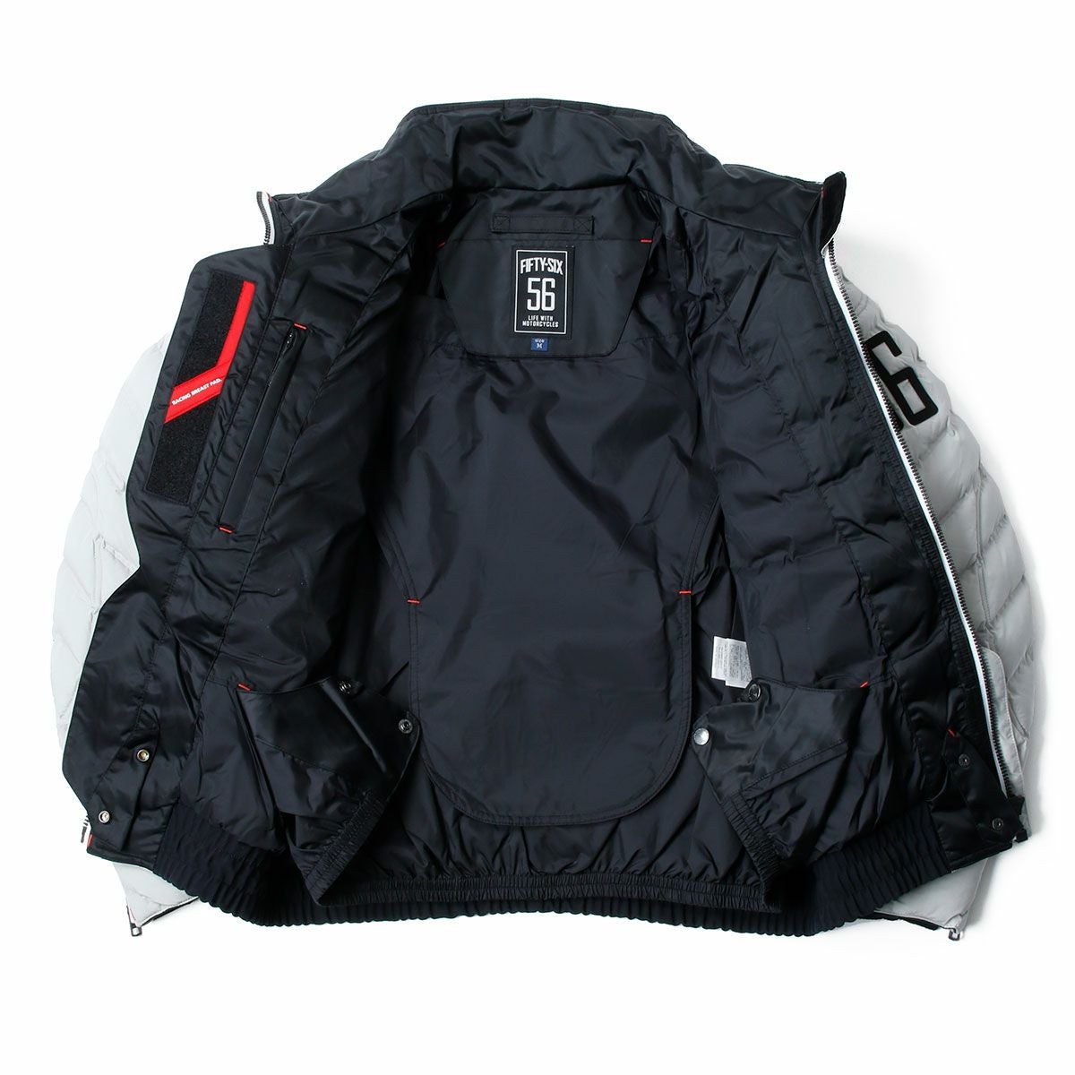 56design｜ウィンター アーバン ライディング ジャケット｜ファブリック｜グレー