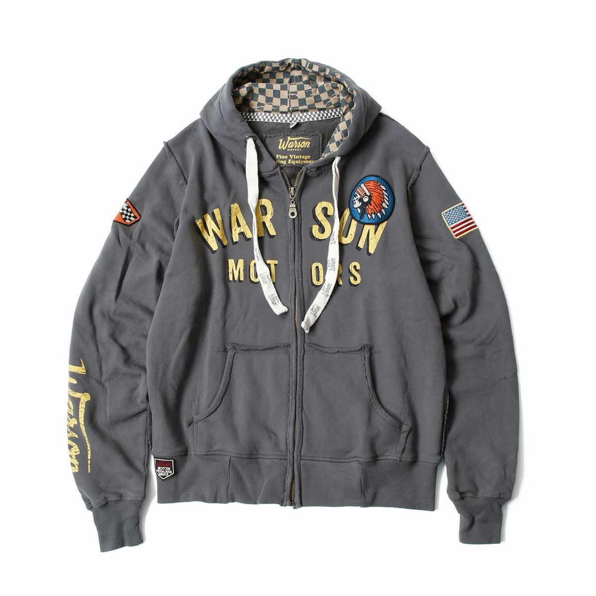 Warson Motors｜インディアン 48 フーディー｜カーボン