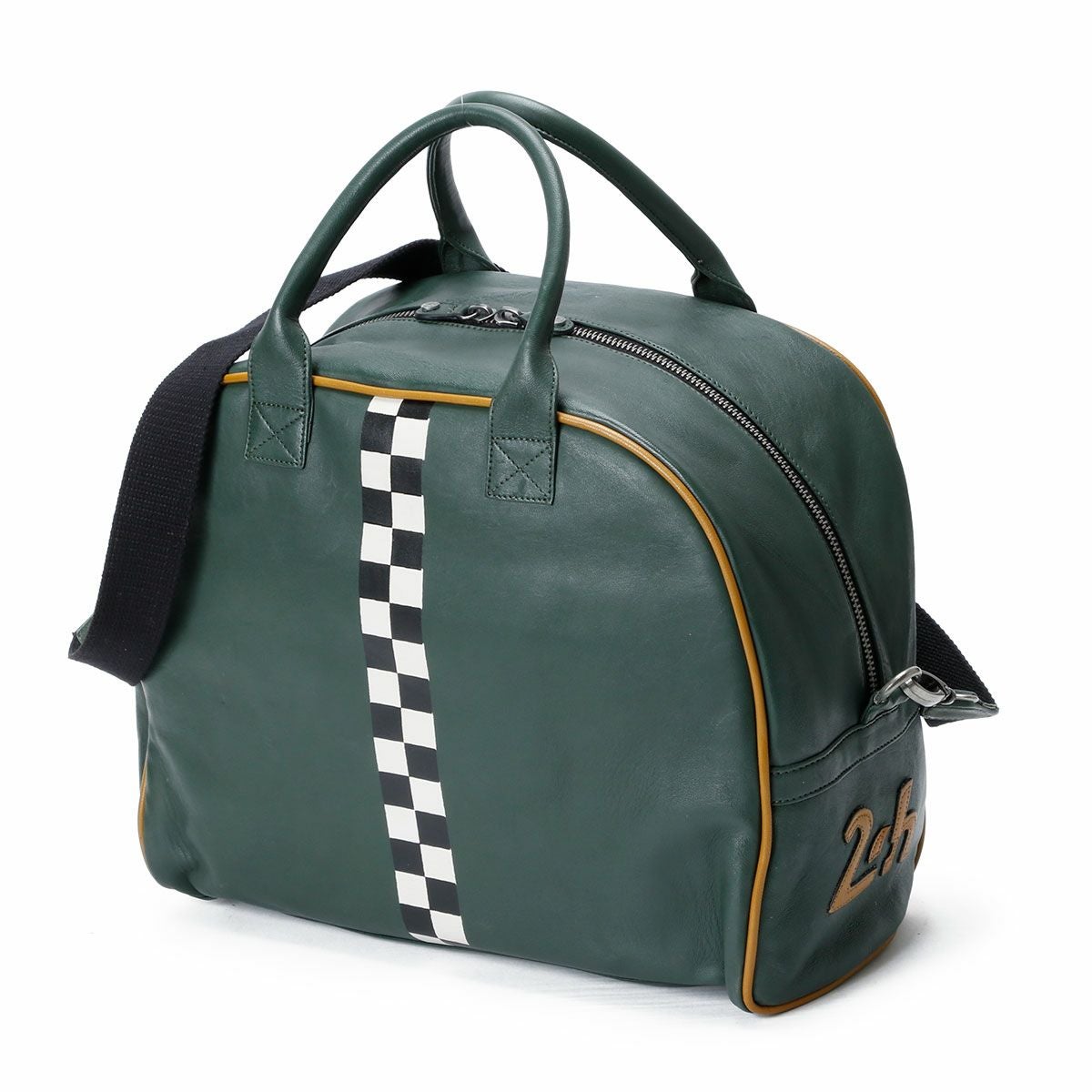 CLASSIC LEGEND MOTORS｜Le Mans 24h MICK ヘルメット レザーバッグ｜ボストンバッグ｜グリーン