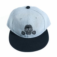 Dark｜スナップバックキャップ｜帽子｜グレー×ブラック