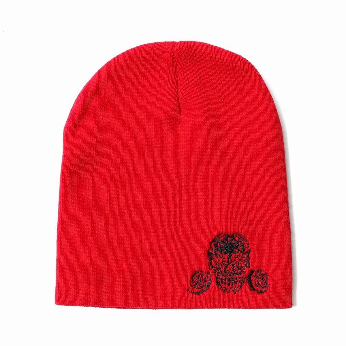 Dark｜シングルニット｜帽子｜レッド