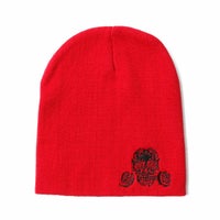 Dark｜シングルニット｜帽子｜レッド