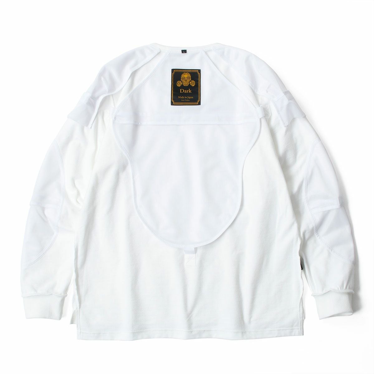 Dark｜CORDURA バイカーロングTシャツ-FY2024｜ロングスリーブ｜ホワイト