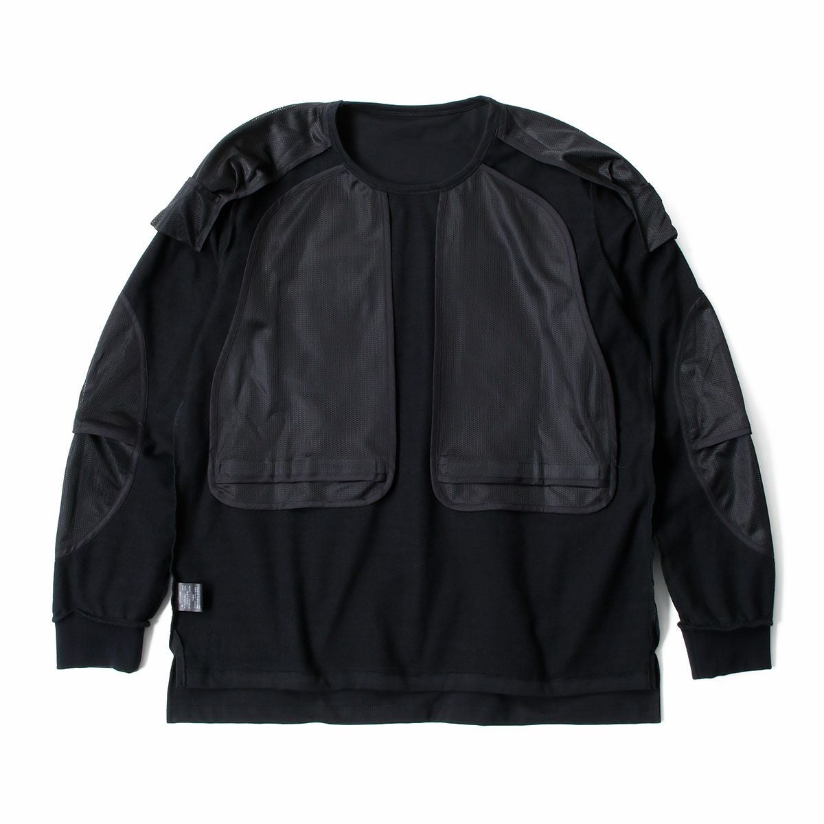 Dark｜CORDURA バイカーロングTシャツ-FY2024｜ロングスリーブ｜ブラック