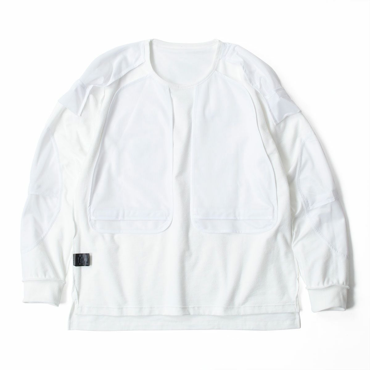 Dark｜CORDURA バイカーロングTシャツ-FY2024｜ロングスリーブ｜ホワイト