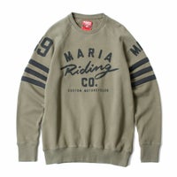 Maria Riding Company｜スペード スウェットシャツ｜アーミーグリーン