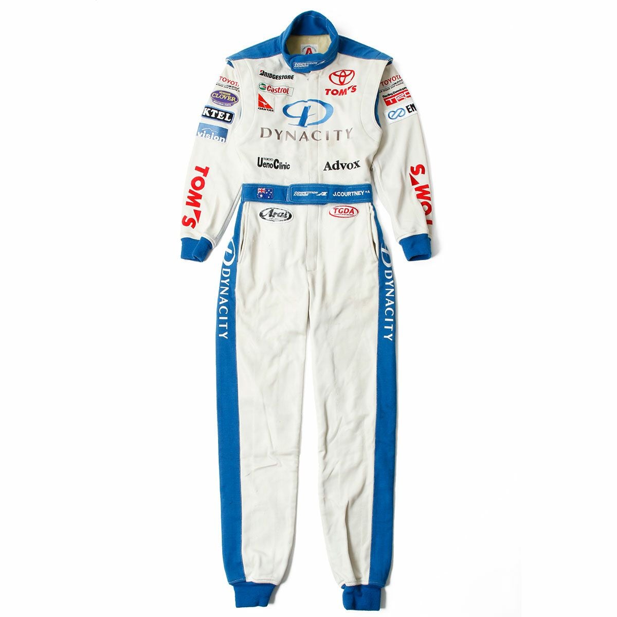 TOM’S｜2005年 SUPER GT ジェームス・コートニー選手着用 レーシングスーツ｜アウター