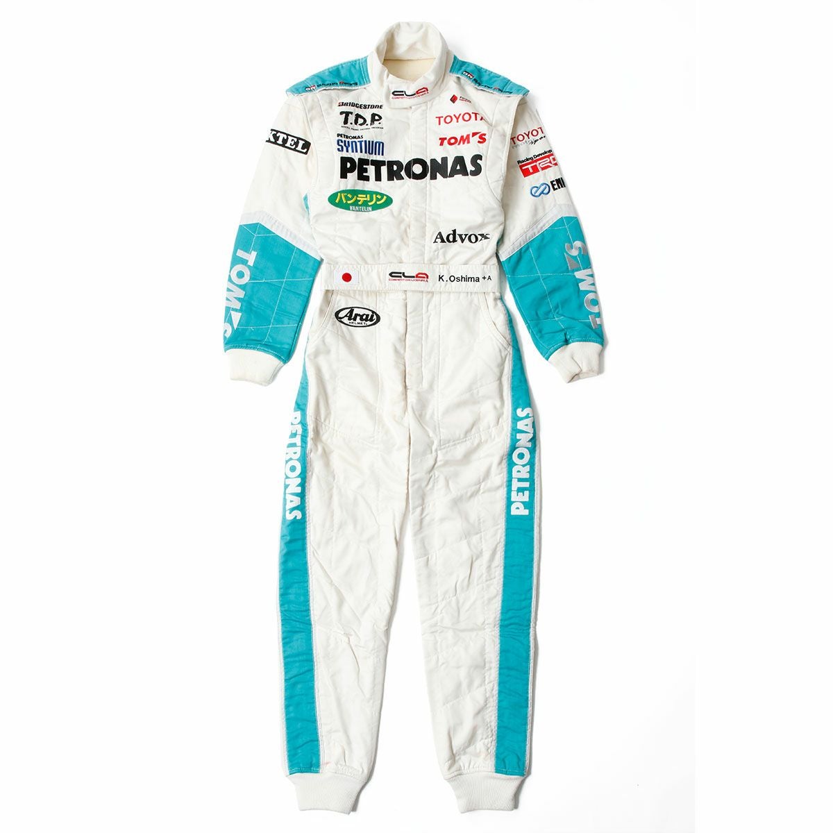 2010年 フォーミュラ ニッポン 大嶋和也選手着用 レーシングスーツ