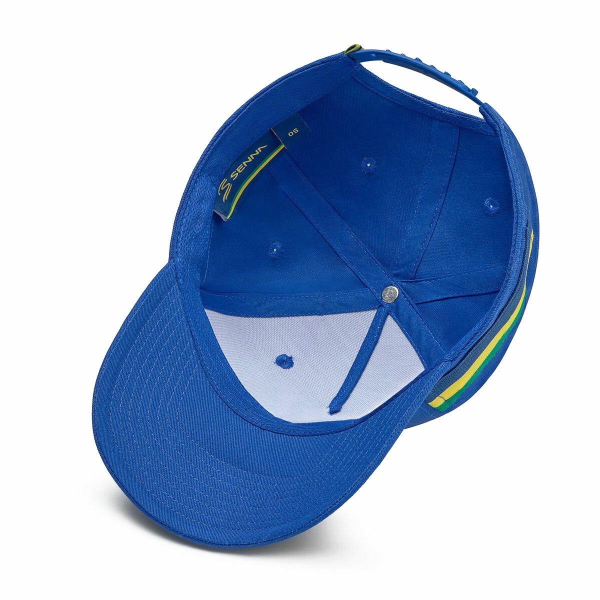 AyrtonSenna｜アイルトン・セナ ストライプ キャップ｜帽子｜ネイビー
