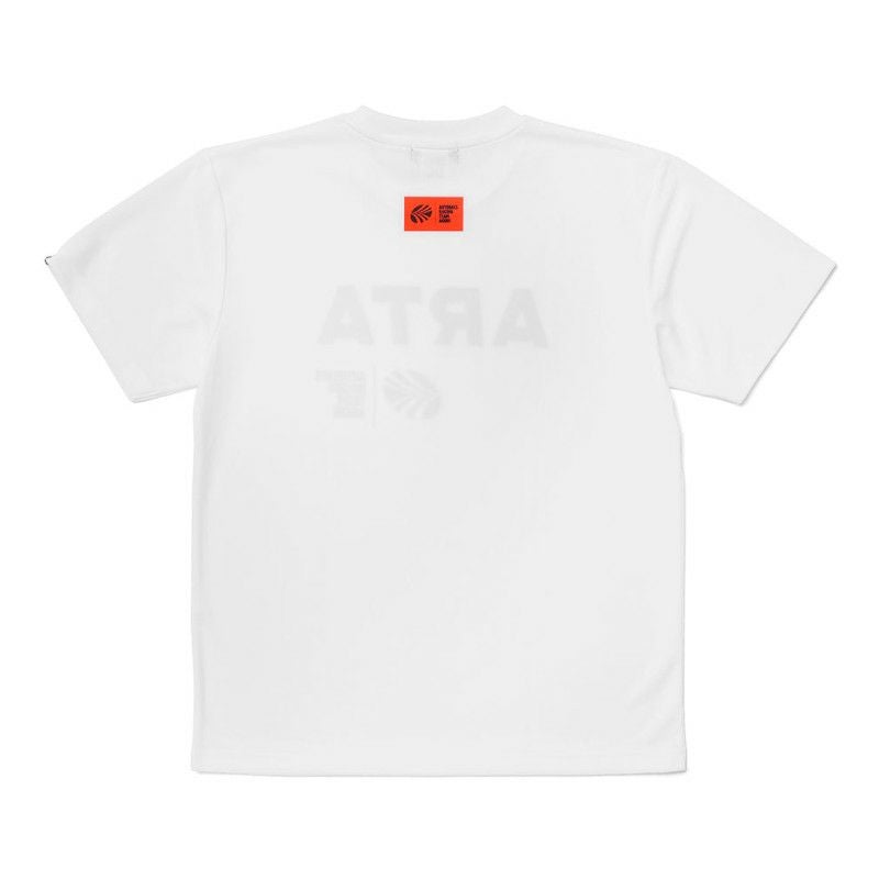 ARTA｜ARTA ＆ AUTOBACS ロゴ ドライ Tシャツ｜ホワイト