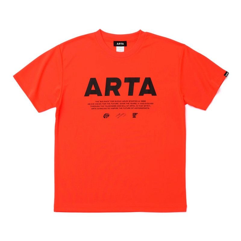 ARTA｜ARTA ＆ STATEMENT ロゴ ドライ Tシャツ｜オレンジ