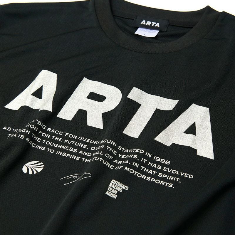 ARTA｜ARTA ＆ STATEMENT ロゴ ドライ Tシャツ｜ブラック