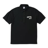 ARTA｜ARTA ＆ AUTOBACS ロゴ ドライ ポロシャツ｜ブラック