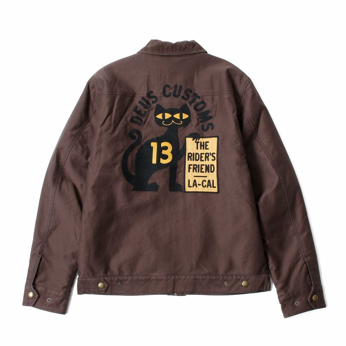 Deus Ex Machina｜スーパー スティシャス ジャケット｜ファブリック｜チョコブラウン
