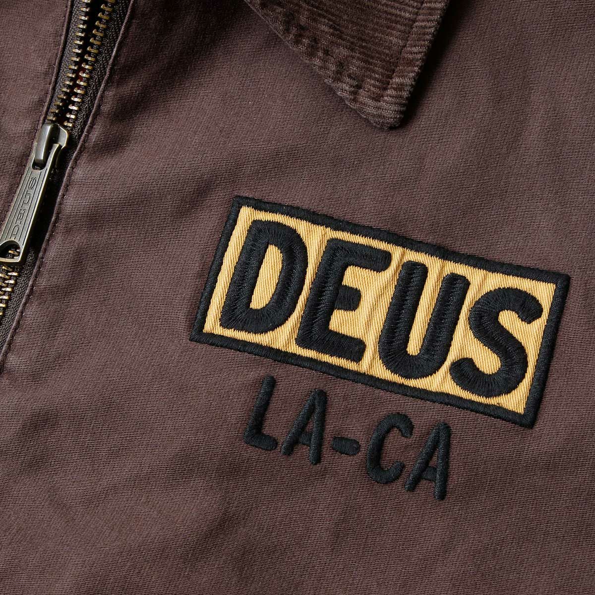 Deus Ex Machina｜スーパー スティシャス ジャケット｜ファブリック｜チョコブラウン