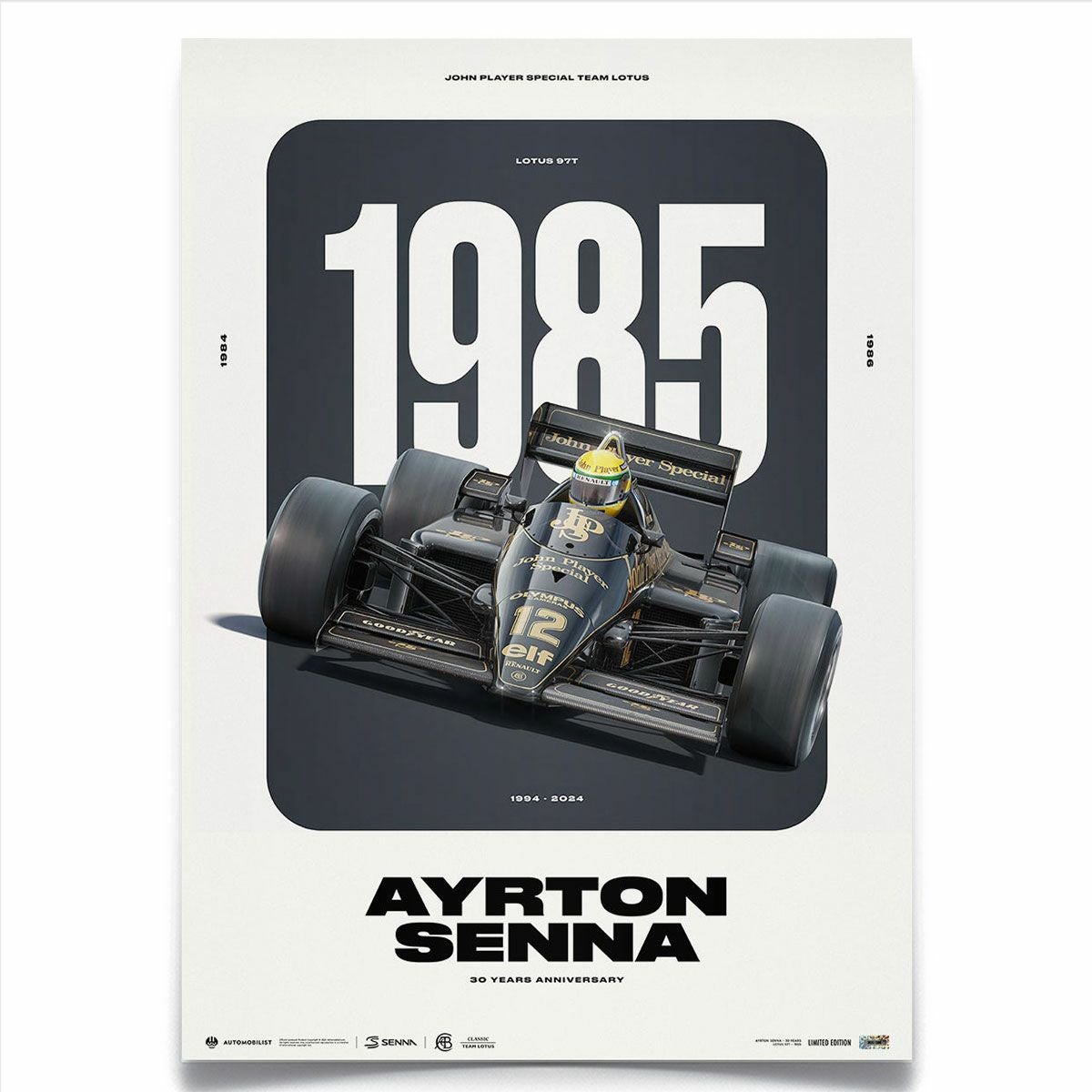 ロータス 97T アイルトン・セナ THE FIRST WIN エストリル 1985