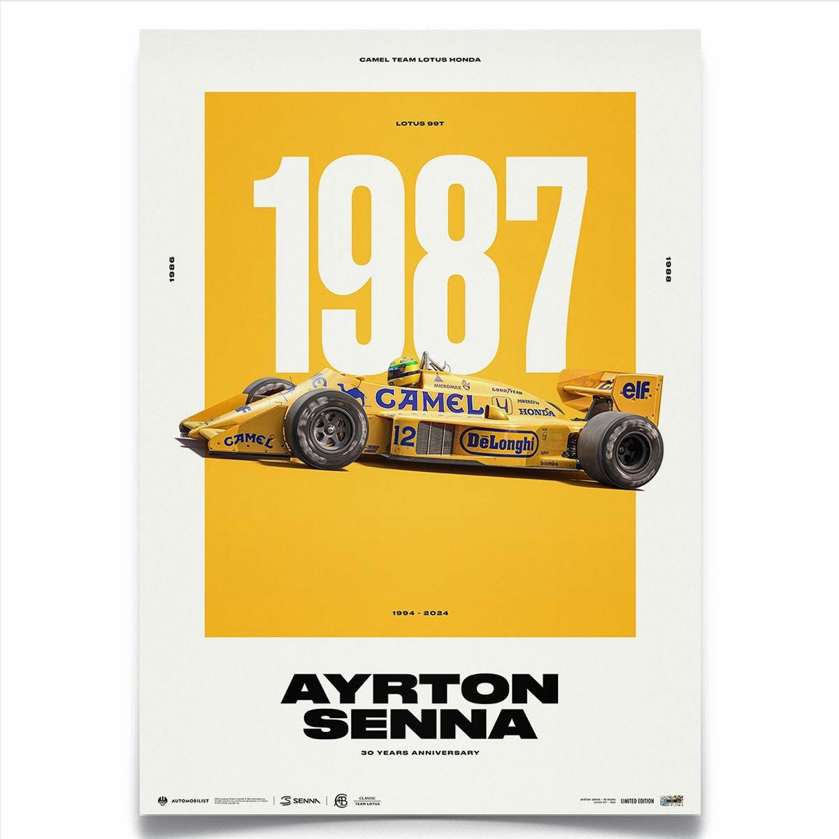 アイルトン・セナ ロータス 99T 30 YEARS OF LEGACY リミテッド