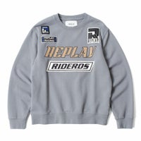 Replay｜ピーチハンド コットン フリース スウェット｜リードグレー